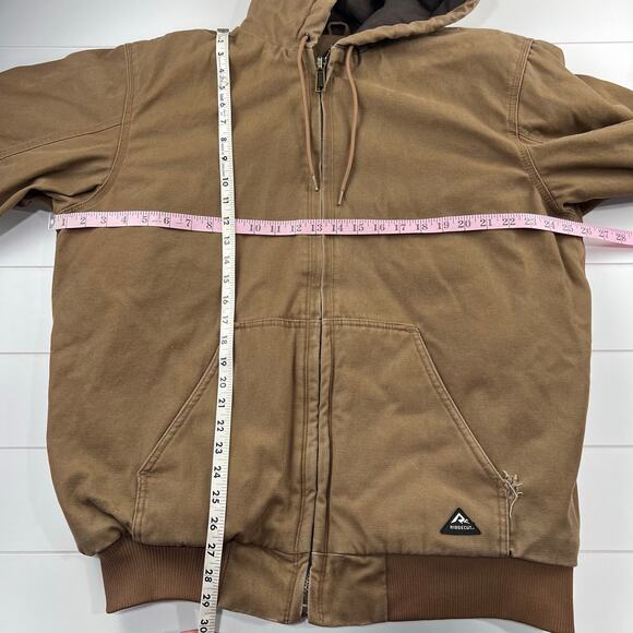 Ridgecut Men's Toughwear Super-Duty Sanded Duck Hooded Jacket men’s size XLT - Picture 6 of 7